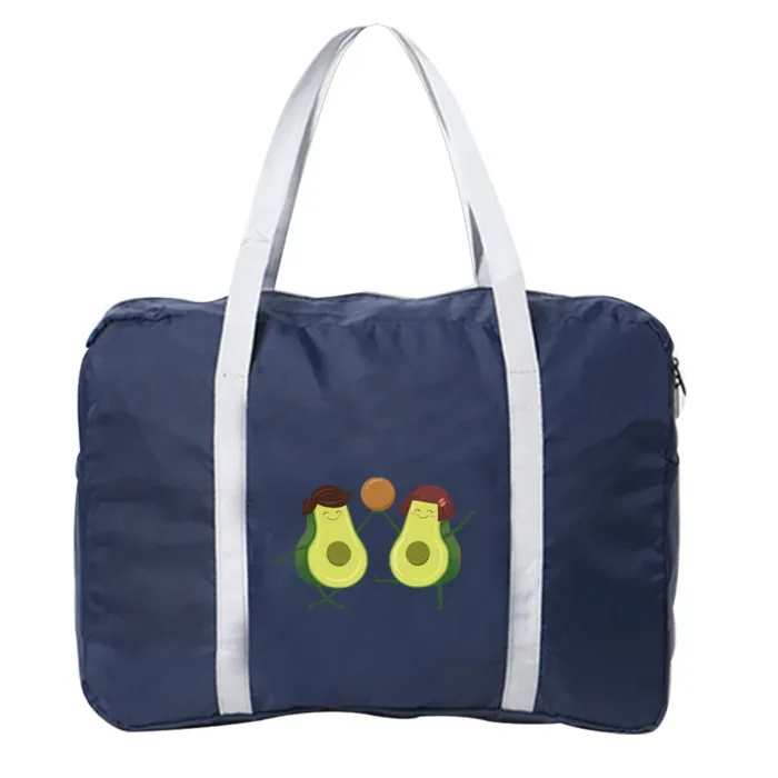 Boston Bags Travel Luggage Bag Foldable Travel Bags Nylon Pack WaterProof Storage Clothes Pack Organizer Avocado Printing Series - Image 18
