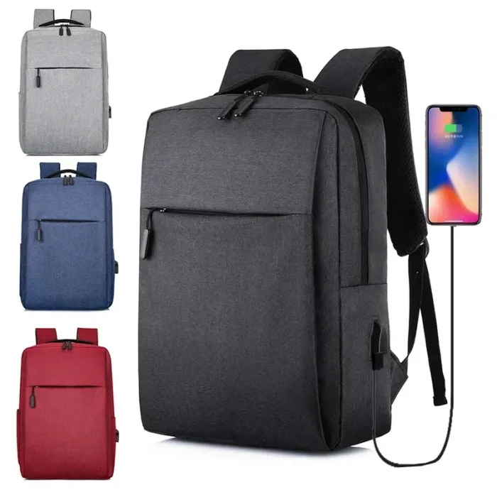 2024 New Versatile Business Bag USB Rechargeable School Bag Waterproof Laptop Bag Backpack - Image 1