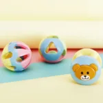 1pcs Childlren Handbells Baby Comfort Toy Educational Instrument Musical Toys for Baby Infant (Random Color) - Image 4