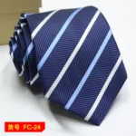 67 Styles Men's Ties Solid Color Stripe Flower Floral 7-8cm Jacquard Necktie Accessories Daily Wear Cravat Wedding Party Gift - Image 24