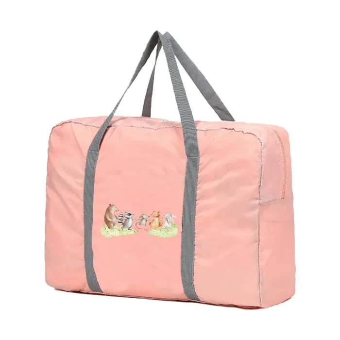Boston Bag Duffle Bag Foldable Handbags Clothes Organizer Cartoon Pattern  Luggage Large Capacity Travel Storage Zipper Bags - Image 13