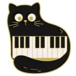 Instrument Piano Accordion Cat Enamel Pins Black Cat Music Note Lapel Badge Clothes Collar Brooch Backpack Jewelry Pin Wholesale - Image 10