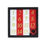 Early Educational Number Puzzles Toy Developing for Children Plastic Kids Toys Sliding Puzzle Toy 15 Tiles Logics Game Adults - Image 4