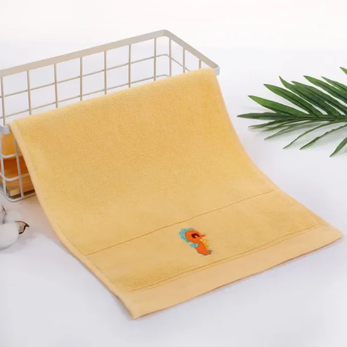 25*50cm Children Towels Baby Face Towel Soft Embroidered Absorbent Cotton Bath Towels for Newborn Kids Handkerchief Shower Stuff - Image 12