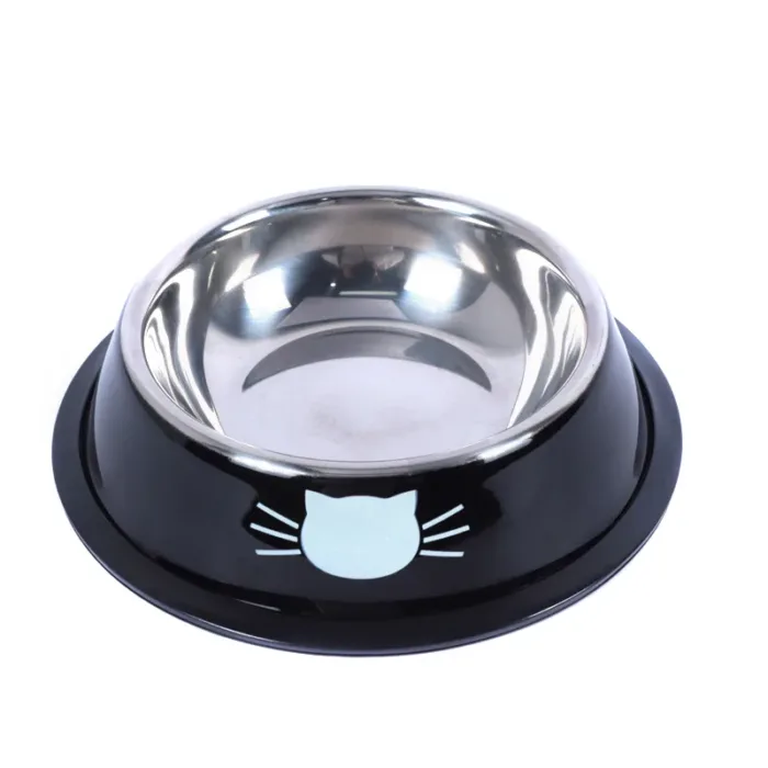 New Assemblable Multicolor Stainless Steel Dog Cat Bowl Non-slip Non-fall Eat Drink Pet Food Container Feeder Dish Bowl - Image 9