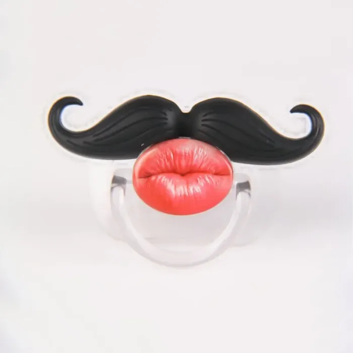 Cute Baby Silicone Lips Moustache Animal Shaped Pacifier Photography Accessories Newborn 0-3 years old baby - Image 22