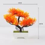 Artificial Plants Bonsai Small Tree Simulation Pot Plants Fake Flowers Table Potted Ornaments for Hotel Garden Home Decor planta - Image 3