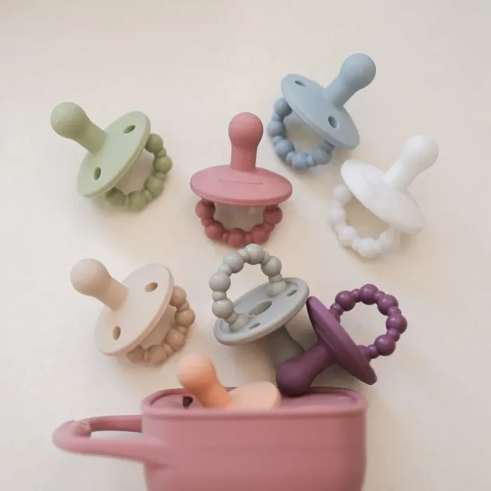 Silicone Pacifier Baby Silicone Nipple Bpa Free Silicone Food Grade Baby Teether Grade Accessories Chewable Nurs Teething Toys - Image 4