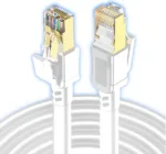 High Speed Cat 8 Ethernet Cable 40Gbps 2000MHz SFTP RJ45 Network Internet Lan Patch Cord for Laptops PS5 Router Cat8 Cable - Image 7