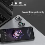 New Wireless TWS Bluetooth Earphone with LED Display Touch Noise Canceling Earbuds Sports Music Game Headset Waterproof for ios - Image 6