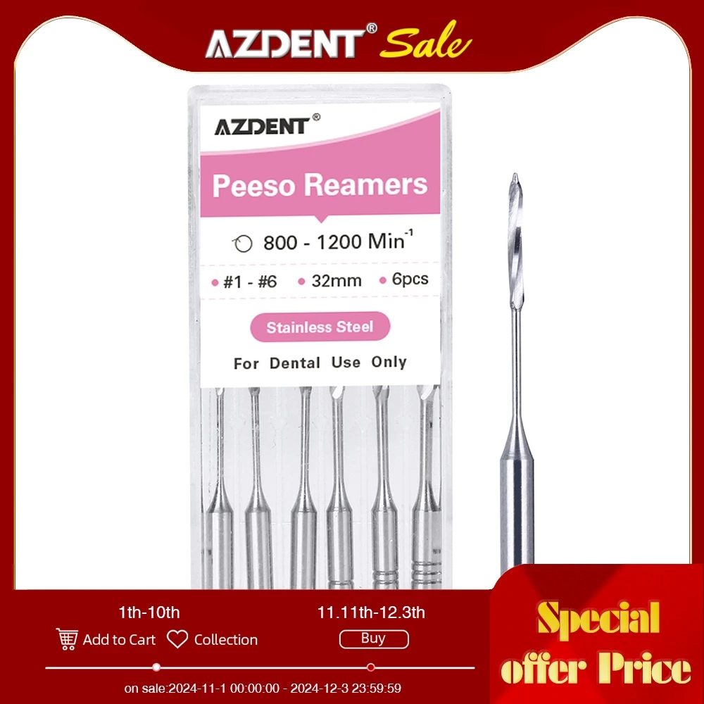 S945099c755ab4d0e8f49ef26b865b19eU.webp Azdent Endodontic Drill Paste Carriers Peeso Reamers Gates Drill Stainless Steel High Quality Efficiency - Image 1
