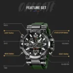 STRYVE Top Brand Men's Digital Watch Waterproof Sport Wristwatch for Men Military Electronic Watches High Quality Male Gifts - Image 6
