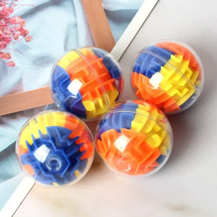 3D Maze Ball Brain Teaser Puzzles Mini Magic Labyrinth Games Puzzle Decompression Sensory Toys for Kids Adults Teens - Image 4