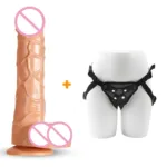 Strap-on Dildo for Women Panties Suction Cup Dildos Huge Penis Belt Sexual Harness Female Masturbator Adult Sex Product Toys