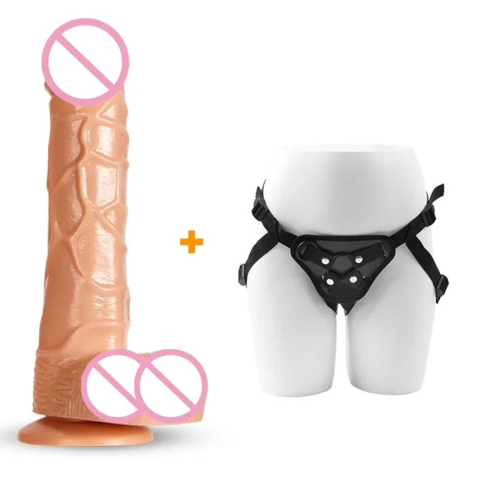 Strap-on Dildo for Women Panties Suction Cup Dildos Huge Penis Belt Sexual Harness Female Masturbator Adult Sex Product Toys - Image 1