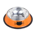 New Assemblable Multicolor Stainless Steel Dog Cat Bowl Non-slip Non-fall Eat Drink Pet Food Container Feeder Dish Bowl - Image 10