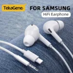 HiFi Type C With DAC Mic Headphones For Samsung Galaxy S24 S23 S21 S22 Note Ultra Wired Earphones 3.5mm Jack Earbud Headset