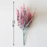 1 Bundle Lavender Artificial Flowers Romantic Provence Plastic Home Decorative Vase for Wedding Decor Grain Christmas Fake Plant - Image 5