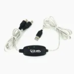 Audio cable Keyboard to PC USB MIDI Cable Converter PC to Music Keyboard Cord USB IN-OUT MIDI Interface Cable - Image 3