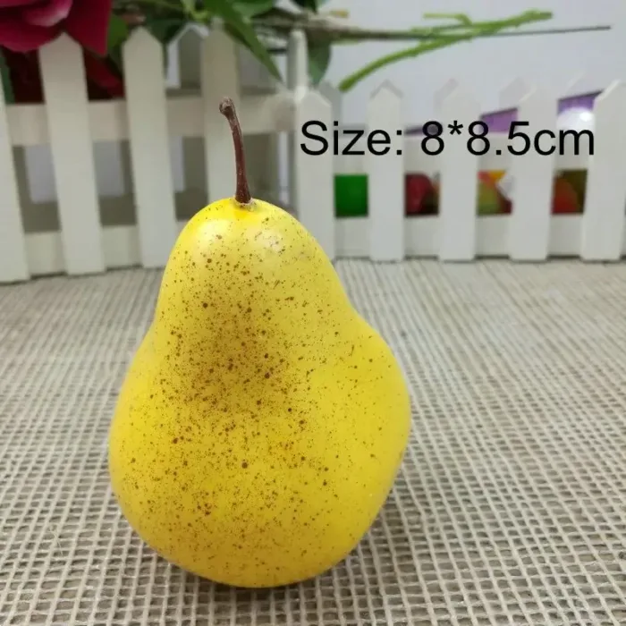 Decorative Foam Fake Fruit Apple Lemon Peach Orange DIY Plastic Artificial Fruit For Home Decor Accessories Photography Props - Image 12