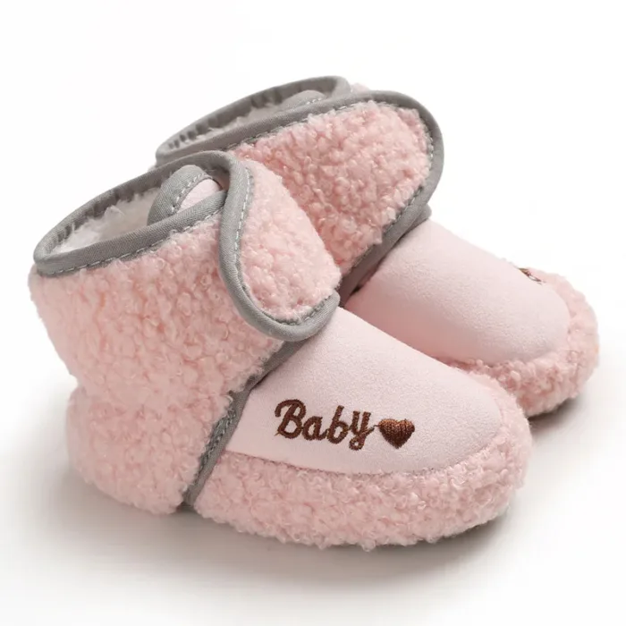 Baby Socks Winter Baby Boy Girl Booties Fluff Soft Toddler Shoes First Walkers Anti-slip Warm Newborn Infant Crib Shoes - Image 9