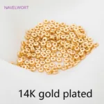 18k Gold Plated Spacer Beads For Bracelet Making,Separators For Beads,Jewelry Fittings,DIY Jewellery Making Supplies Wholesale - Image 8