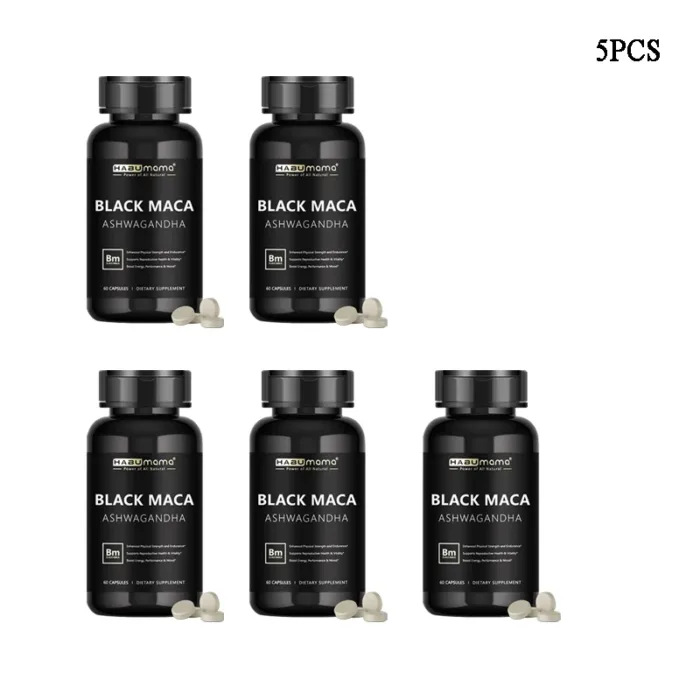 HABUMAMA Black Maca Booster for Men - Maca Supplements for Health, Energy & Endurance, Muscle Mass - Image 10