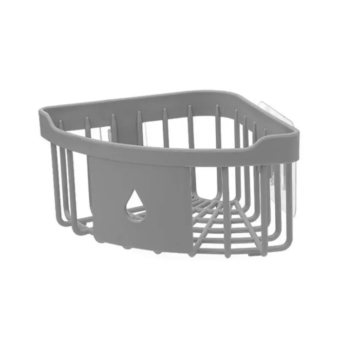 Kitchen Free Hole Shelf Bathroom Bathtub Wall Mounted Storage Rack Organizer Accessories Shower Corner - Image 7