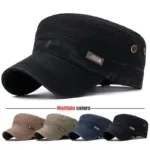 Military Cadet Flat Cap Fashion Clothes Adjustable Snapback Hat Unisex New Fashion Classics Outdoor Casual Sport Baseball Cap