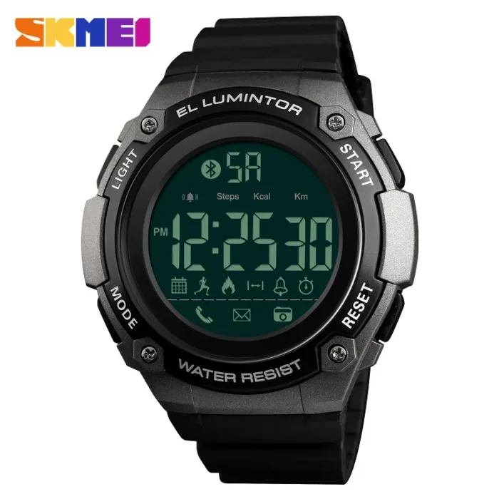 Skmei Bluetooth Smart Watch Step Counting Reminder Watch Support IOS Android Sports Electronic Watch E-Commerce - Image 5