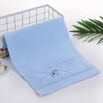 25*50cm Children Towels Baby Face Towel Soft Embroidered Absorbent Cotton Bath Towels for Newborn Kids Handkerchief Shower Stuff - Image 9