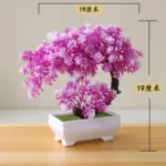 1pc Artificial Plants Bonsai Small Tree Simulation Plants Fake Flowers Table Potted Ornaments Home Decoration Hotel Garden Decor - Image 39