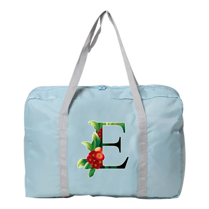Travel Bag Unisex Large Capacity Bag Luggage WaterProof Travel Accessories Flower Color Clothes Storage Nylon Foldable Handbags - Image 26