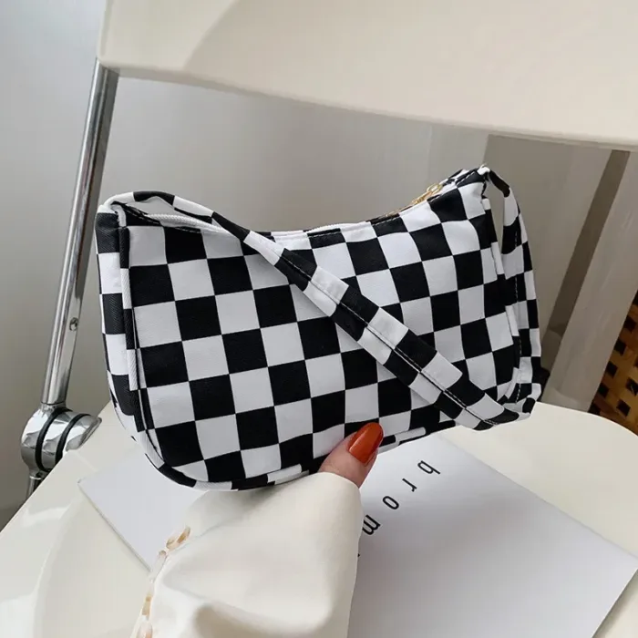 Women Shoulder Bag Fashion Animal Pattern Print Bag Casual Nylon Butterfly Leopard Zebra Cow Print Women Handbag Underarm Bags - Image 10