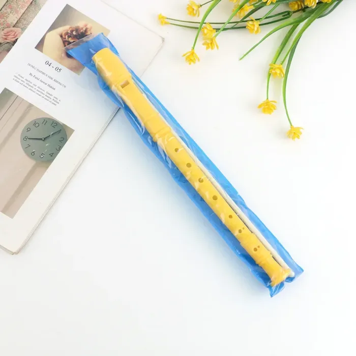 8 Holes Plastic Flute G Key Colourful Woodwind Instrument Random Color for Beginner Music Lesson Children Toy with Clean Stick - Image 8