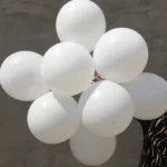 5/10/12inch Birthday Wedding Party Metal Silver White Balloon Wholesale Holiday Decoration Site Layout Props Baby Shower Toys - Image 2