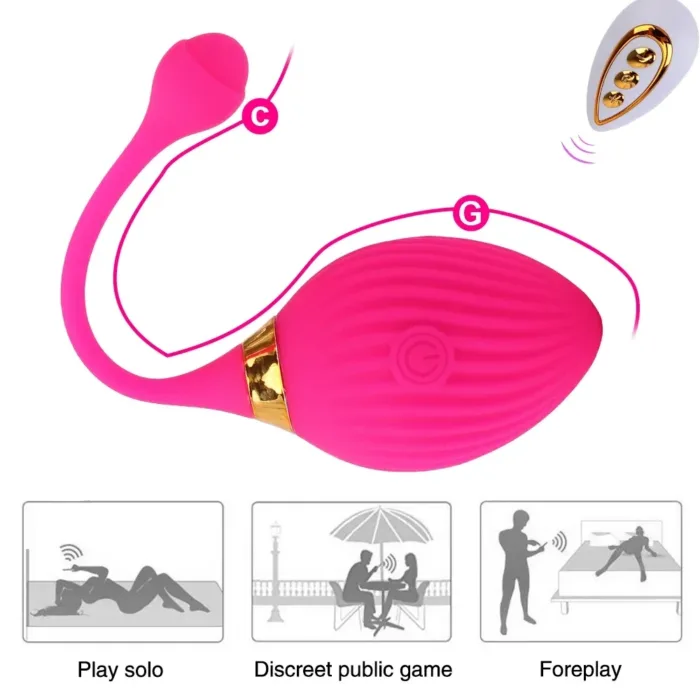 Wireless Vaginal Ball Vibrators for Women Clitoris Nipple Stimulator Plug Anal Beads Erotic Products Sex Toys Female Masturbator - Image 1