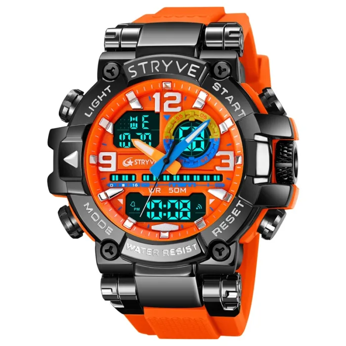 STRYVE Top Brand Men's Digital Watch Waterproof Sport Wristwatch for Men Military Electronic Watches High Quality Male Gifts - Image 20