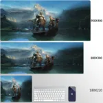 Large Mouse Pad G-God of War Pc Gamer Cabinet Keyboard Computer Game Desk Mat 900x400 Table Rug Gaming Accessories Xxl Mousepad - Image 7