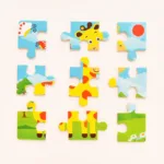 Baby Wooden Montessori Puzzle Child Game Wooden Puzzle 3D Cartoon Animal Puzzle Babies Toys Puzzles For Kids 1 2 3 Year Old - Image 4