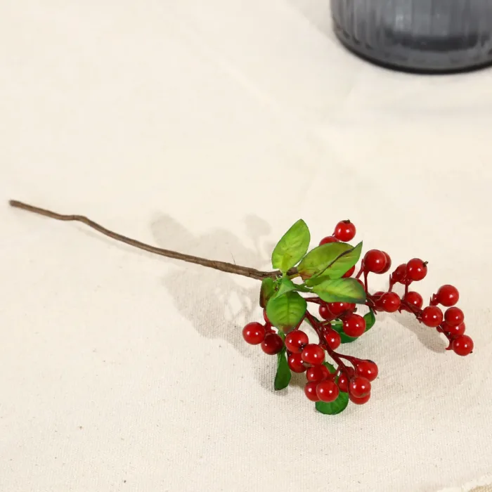 Christmas Berry Artificial Flower Fake Red Berries Blueberries Simulation Artificial Berry Plant For Xmas Part Christmas Decor - Image 8