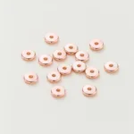 14K/18K Gold Plated 10-30Pcs 3/4/5/6/8mm Spacer Beads for DIY Necklace Bracelet Jewelry Making Supplies Accessories Wholesale - Image 8