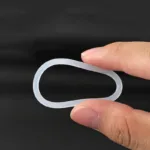 CS 5mm VMQ White Silicone Sealing Ring  OD25-100mm Food Grade Rubber Insulate Shape Seal O-ring Silicone Rings - Image 3