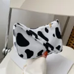 Women Shoulder Bag Fashion Animal Pattern Print Bag Casual Nylon Butterfly Leopard Zebra Cow Print Women Handbag Underarm Bags - Image 9
