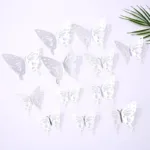 12pcs Suncatcher Sticker 3D Effect Crystal Butterflies Wall Sticker Beautiful Butterfly for Kids Room Wall Decal Home Decoration - Image 14