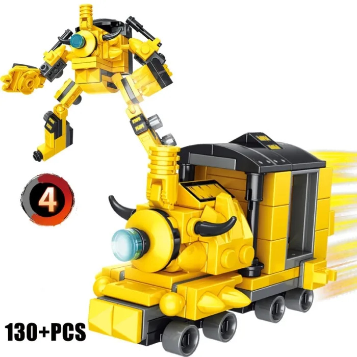Hot Game Choo-Choo Charles Building Blocks Demonic Spider Train Animal Monster Figures Bricks MOC Toys For Children Gifts - Image 5