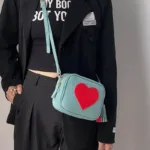 Crossbody Bags for Women PU Leather Heart Handbags Women's Shoulder Bag Luxury Designer Wallets Bolsos Para Mujeres - Image 3