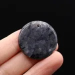 Amazonite Rose Quartz Jade Lapis lazuli Stone30MM Round Disc Pendant Charm For Jewelry MakingDIY Necklace Accessories Gift Party - Image 21