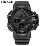 YIKAZE Men's Military Digital Watch Outdoor Men Sports Watch Waterproof Luminous Chronograph Clock Student Electronic Wristwatch - Image 8