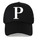 White Letter Mesh Caps Hats Summer Baseball Cap for Men Women Snapback Hats Casual Adjustable Black Hip Hop Caps Dad Casquette - Image 26